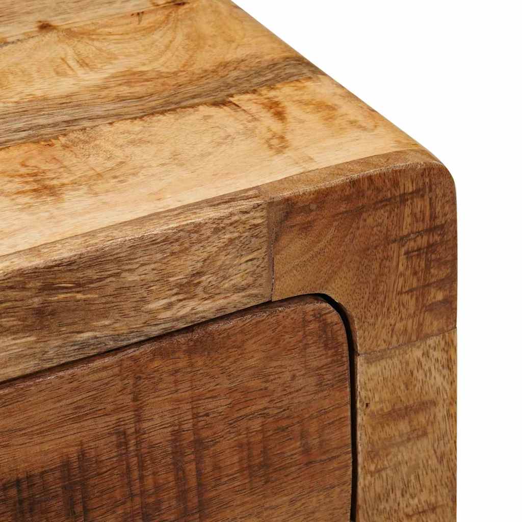 Vægmonteret natbord Brun 40 x 30 x 36 cm Massivt mangotræ