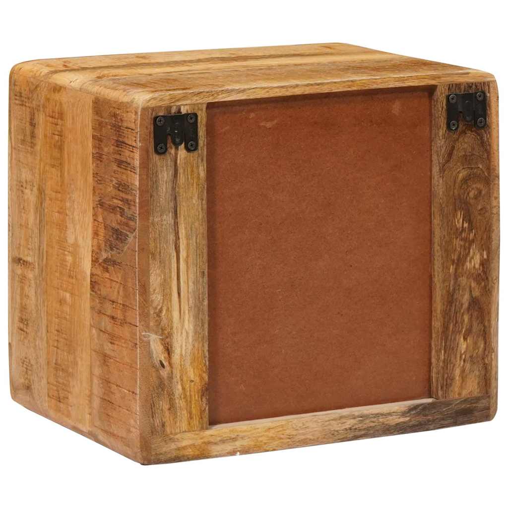 Vægmonteret natbord Brun 40 x 30 x 36 cm Massivt mangotræ