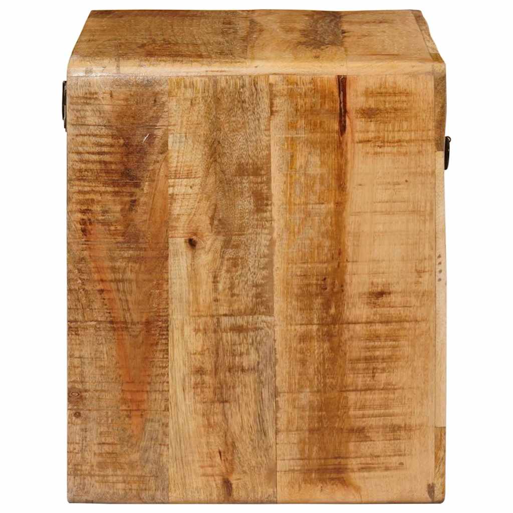 Vægmonteret natbord Brun 40 x 30 x 36 cm Massivt mangotræ