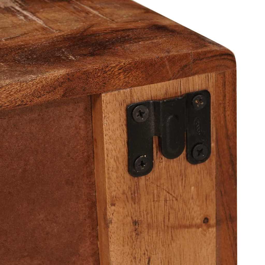 Vægmonteret natbord med skuffe Flerfarvet 40 x 30 x 36 cm