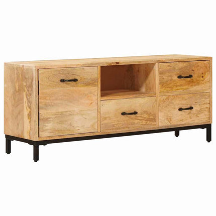 TV-borde med skuffe Brun 110 x 30 x 46 cm Massivt mangotræ