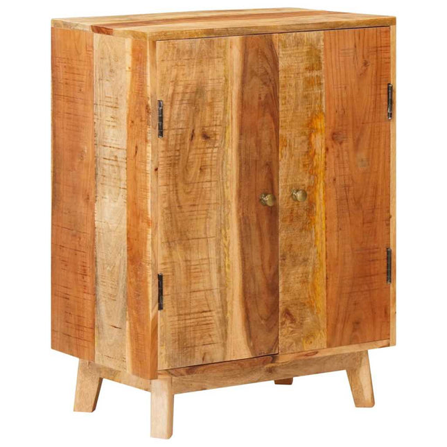 Opbevaringsskabe med dør Brun 55 x 35 x 75 cm Massivt mangotræ