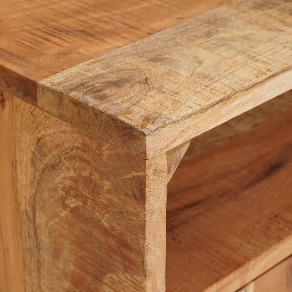 Opbevaringsskabe med dør Brun 110 x 30 x 45 cm Massivt mangotræ