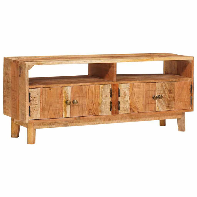 Opbevaringsskabe med dør Brun 110 x 30 x 45 cm Massivt mangotræ