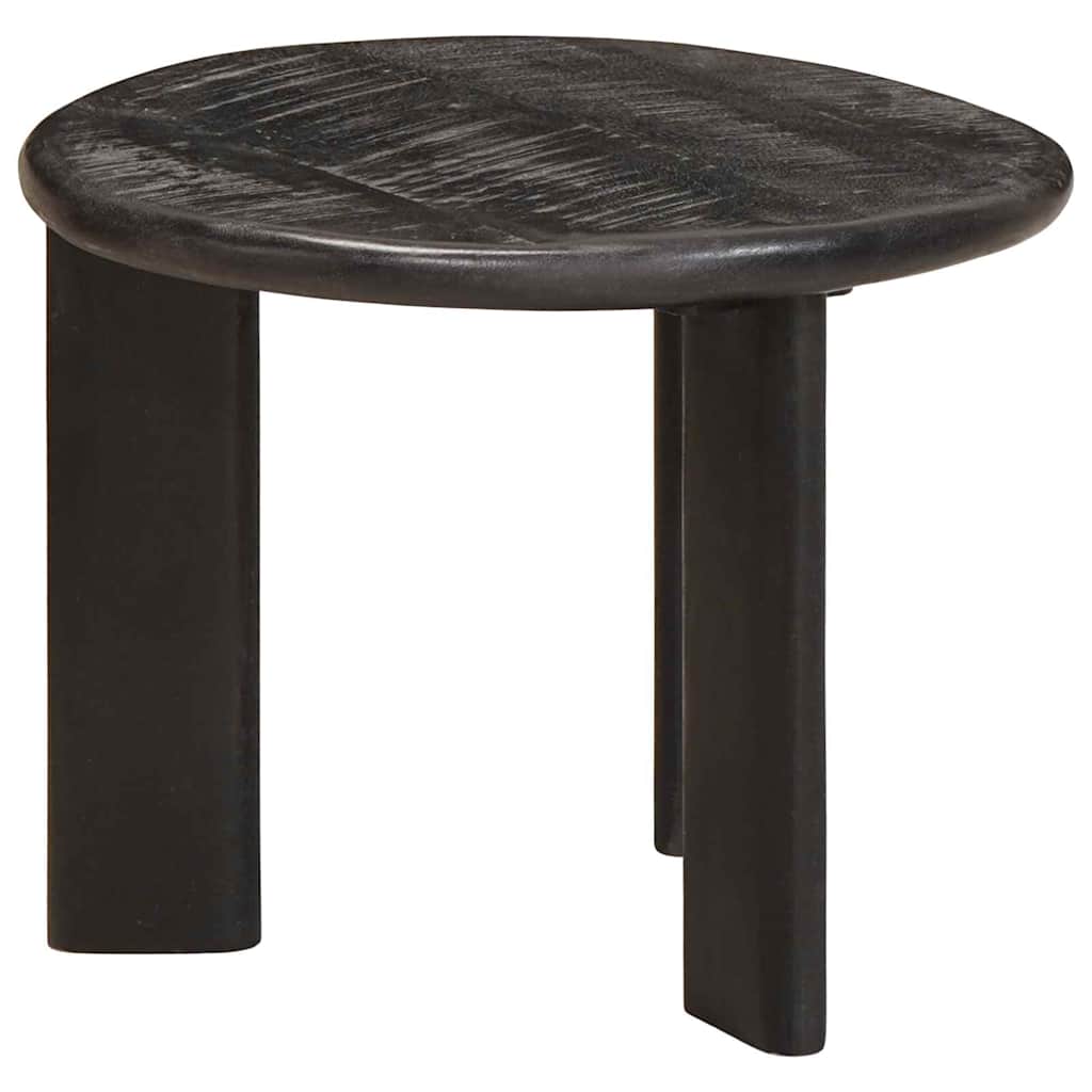 Nesting Kaffeborde 3 pcs Hvid Massivt mangotræ