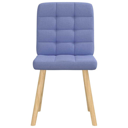 spisebordsstole 2 stk. Jeans blåt stof