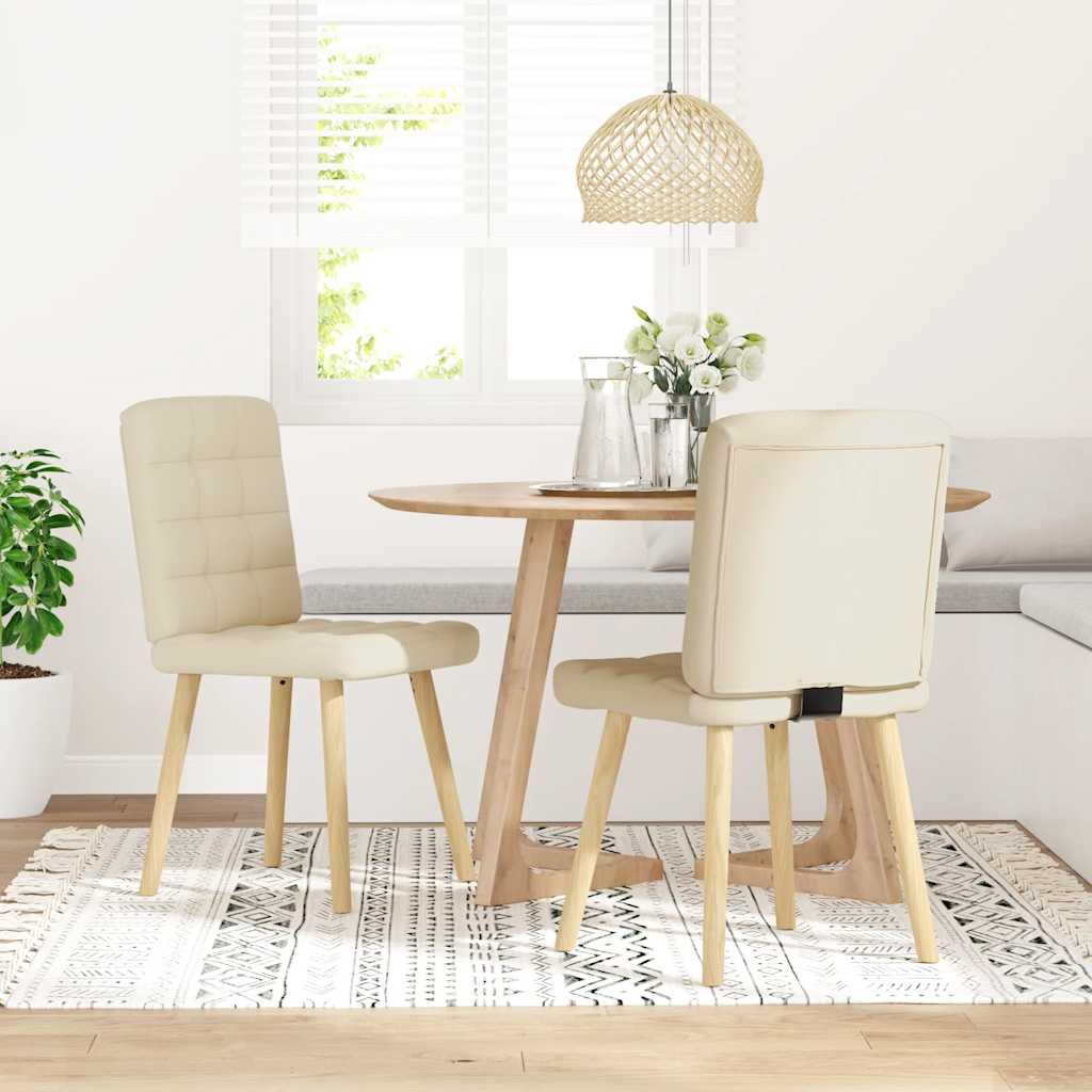 spisebordsstole 2 stk. linned