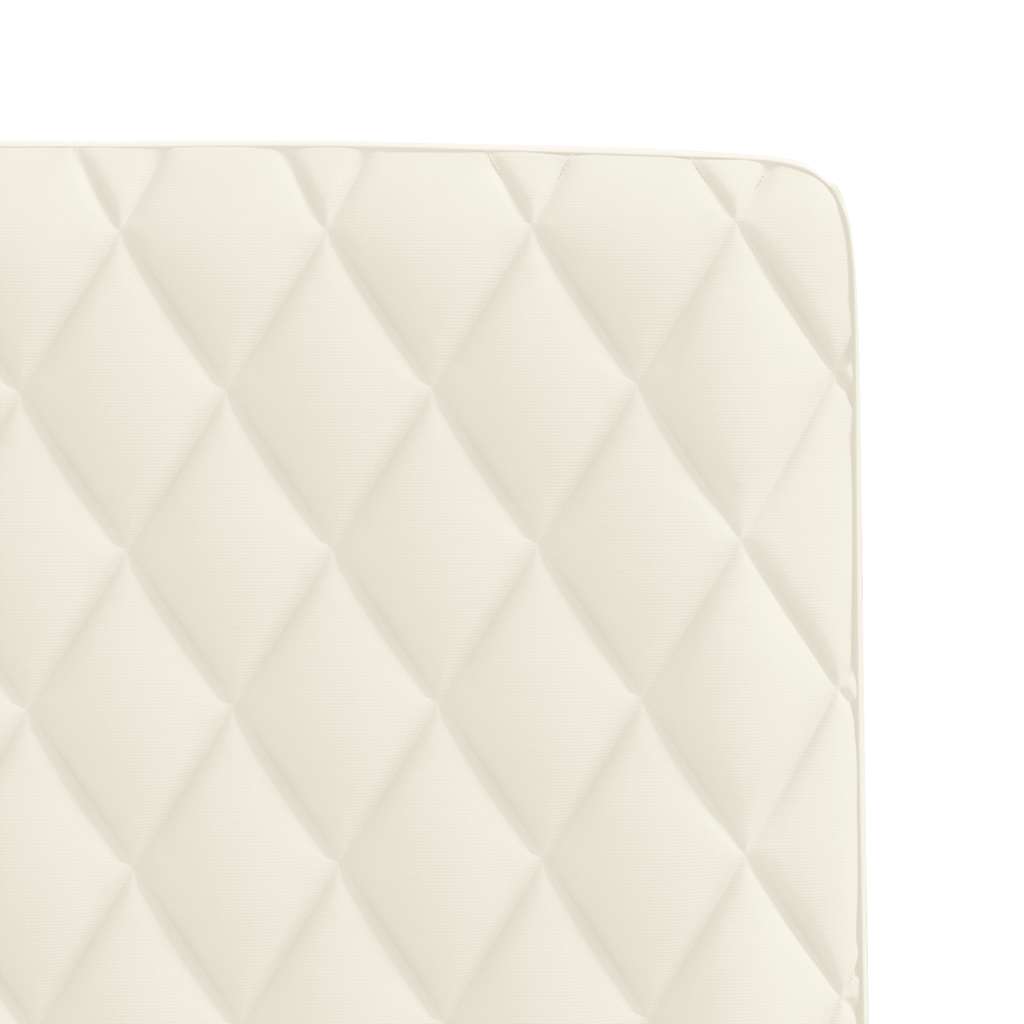 spisebordsstole 2 stk. fløjl cremefarvet