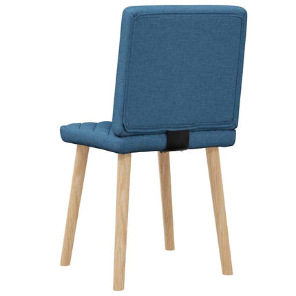 spisebordsstole 2 stk. stof blå