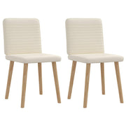 spisebordsstole 2 stk. linned