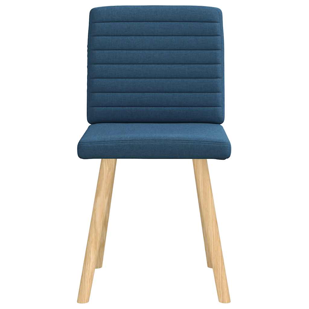 spisebordsstole 2 stk. stof blå