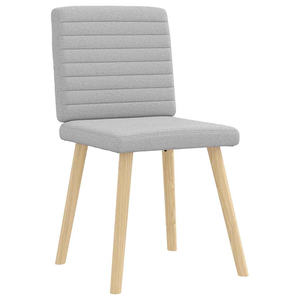 spisebordsstole 2 stk. stof sky grå