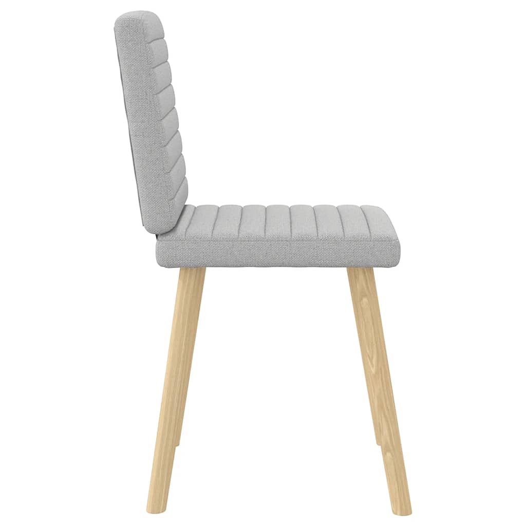 spisebordsstole 2 stk. stof sky grå