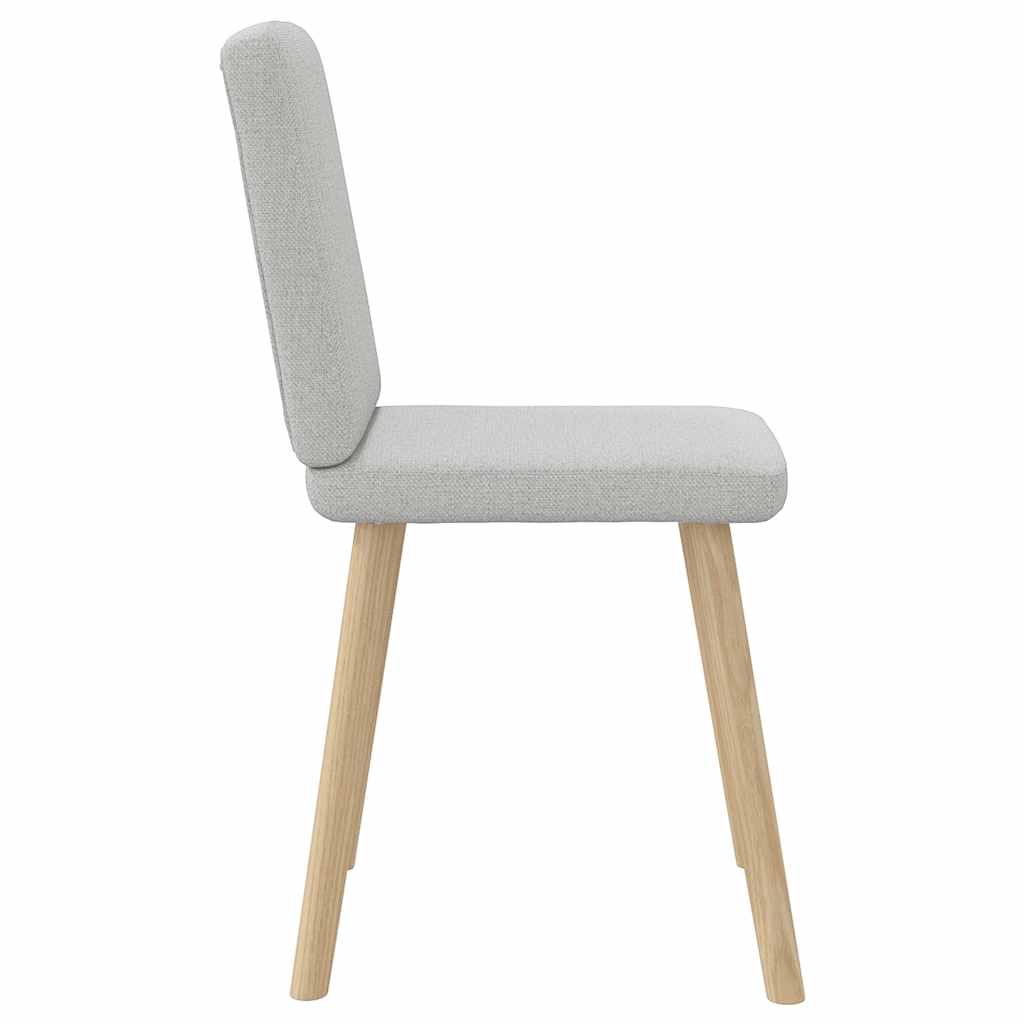 spisebordsstole 2 stk. stof sky grå