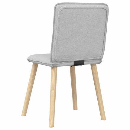 spisebordsstole 2 stk. stof sky grå