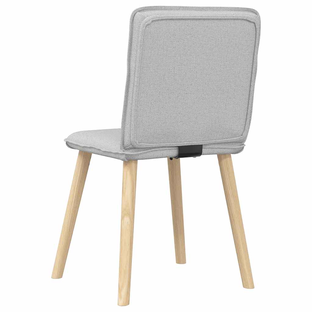 spisebordsstole 2 stk. stof sky grå