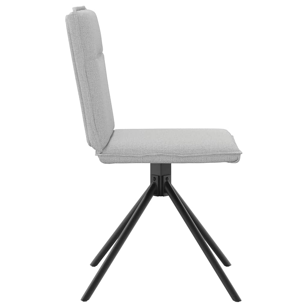 spisebordsstole 2 stk. stof sky grå