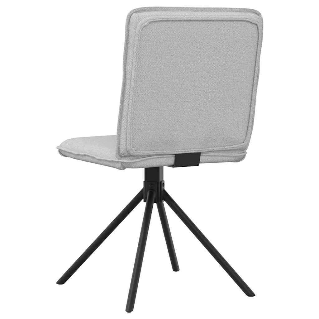 spisebordsstole 2 stk. stof sky grå