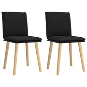 spisebordsstole 2 stk. stof sort