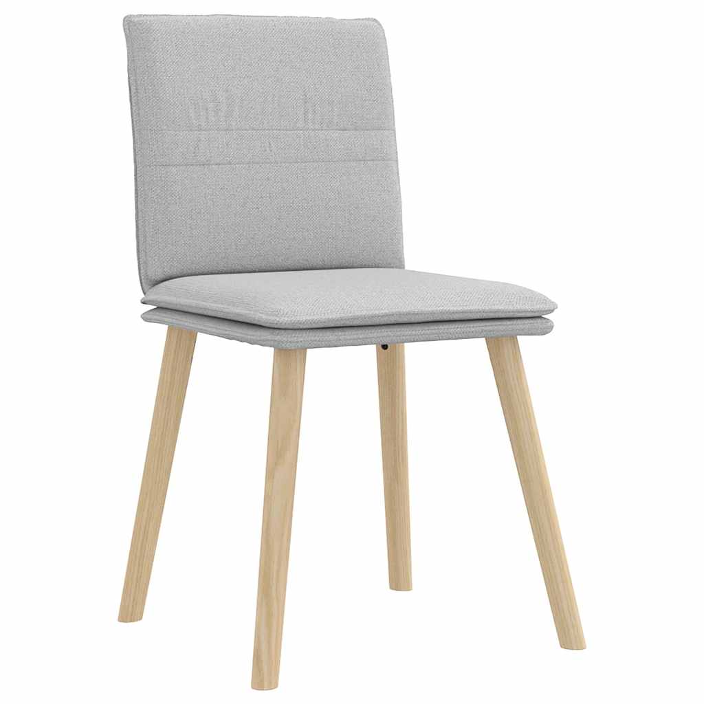 spisebordsstole 2 stk. stof sky grå