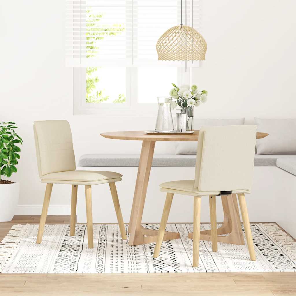 spisebordsstole 2 stk. linned