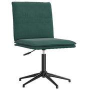 spisebordsstol fløjl mørkegrøn