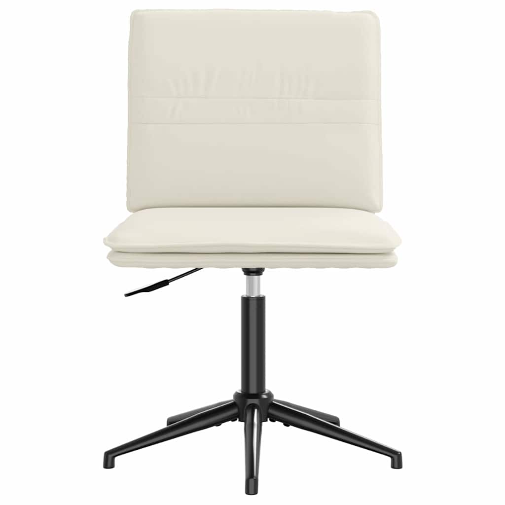 spisebordsstol fløjl cremefarvet