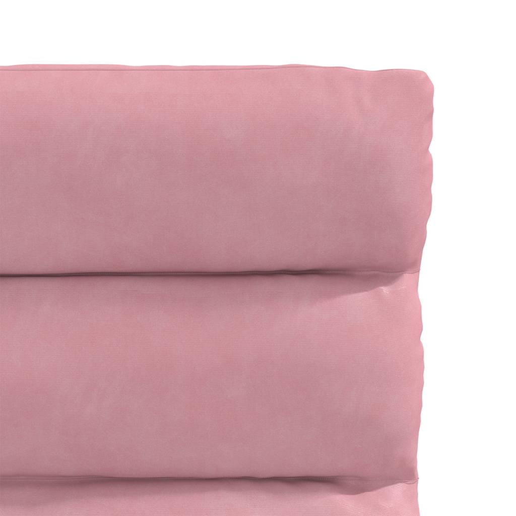 spisebordsstole 2 stk. fløjl lyserød