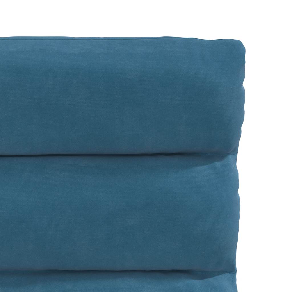 spisebordsstole 2 stk. fløjl blå