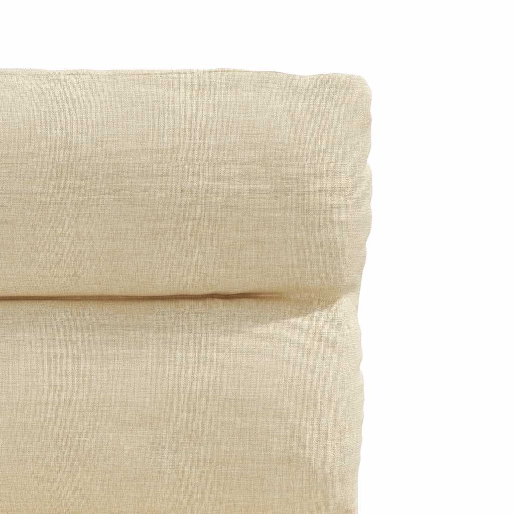 spisebordsstole 2 stk. stof cremefarvet