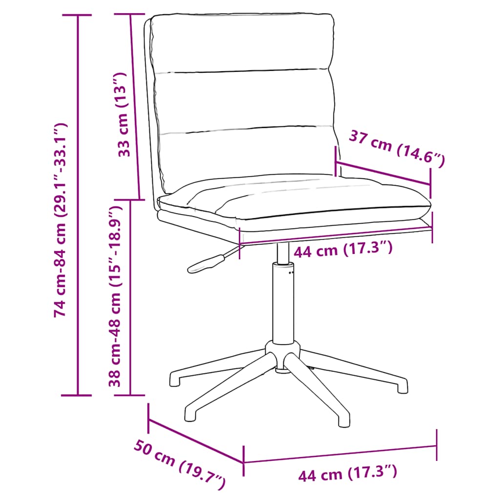 spisebordsstol kunstlæder sort