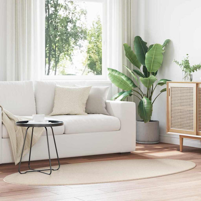 Tæppe HUARTE Beige 100 x 200 cm 100% polyester