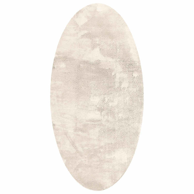 Tæppe HUARTE Beige 100 x 200 cm 100% polyester