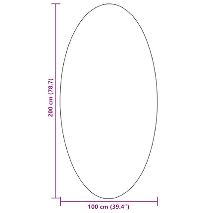 Områdetæpper Oval HUARTE Creme 100 x 200 cm 100% polyester
