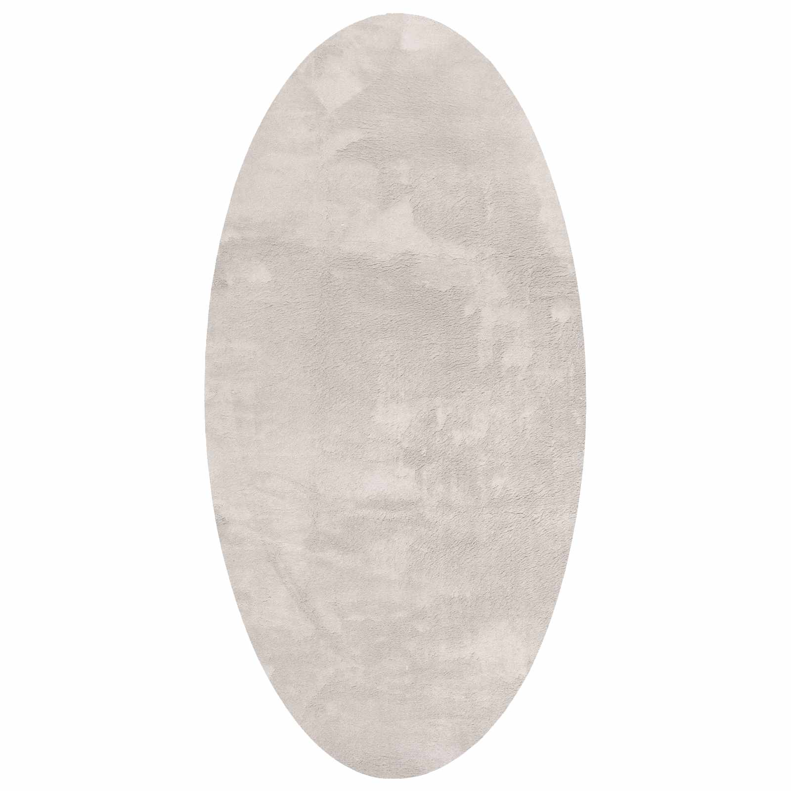 Områdetæpper Oval HUARTE Sandfarvet 80 x 150 cm 100% polyester