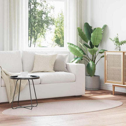 Tæppe HUARTE Sandfarvet 100 x 200 cm 100% polyester
