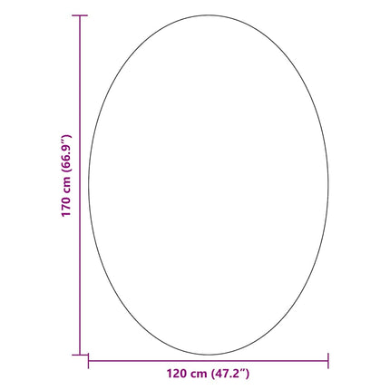 Områdetæpper Oval HUARTE Grå 120 x 170 cm 100% polyester