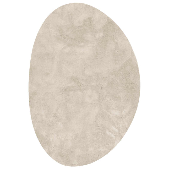 Områdetæpper HUARTE Beige 140 x 200 cm Polyester