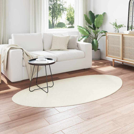 Områdetæpper HUARTE Creme 80 x 150 cm Polyester