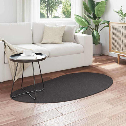 Tæppe HUARTE Antracit 80 x 150 cm Polyester