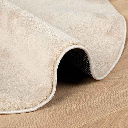 Tæppe HUARTE Beige 80 x 150 cm Polyester