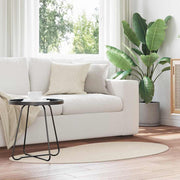 Områdetæpper HUARTE Beige 80 x 150 cm Polyester