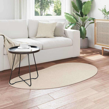 Tæppe HUARTE Beige 80 x 150 cm Polyester