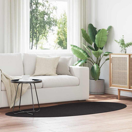 Områdetæpper HUARTE Sort 100 x 200 cm Polyester