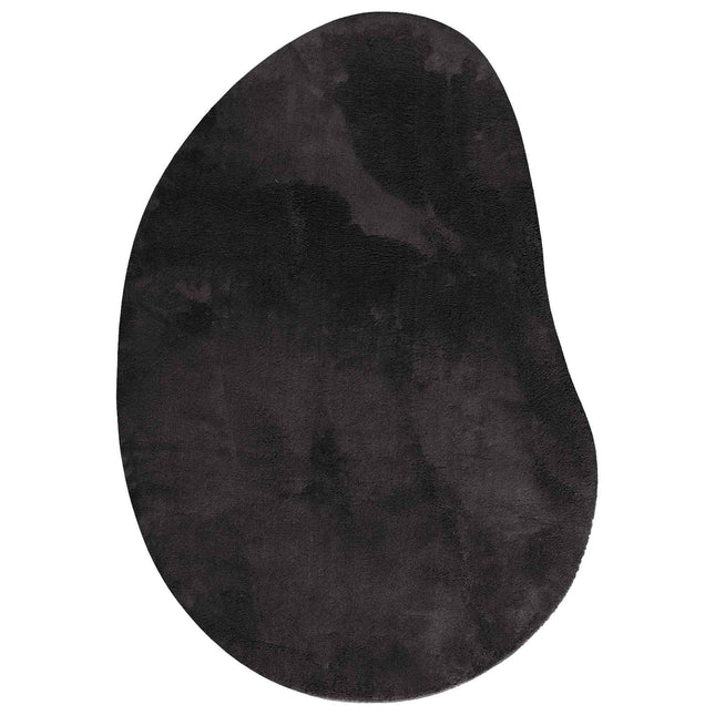 Områdetæpper HUARTE Sort 140 x 200 cm Polyester