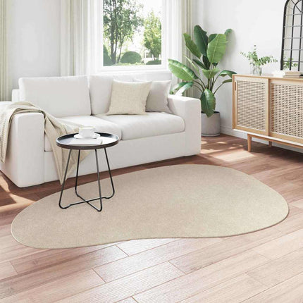 Tæppe HUARTE Beige 140 x 200 cm Polyester