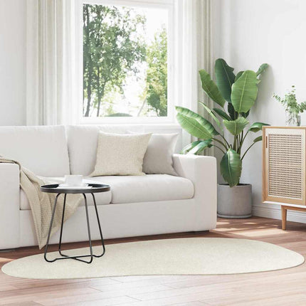 Områdetæpper HUARTE Creme 140 x 200 cm Polyester