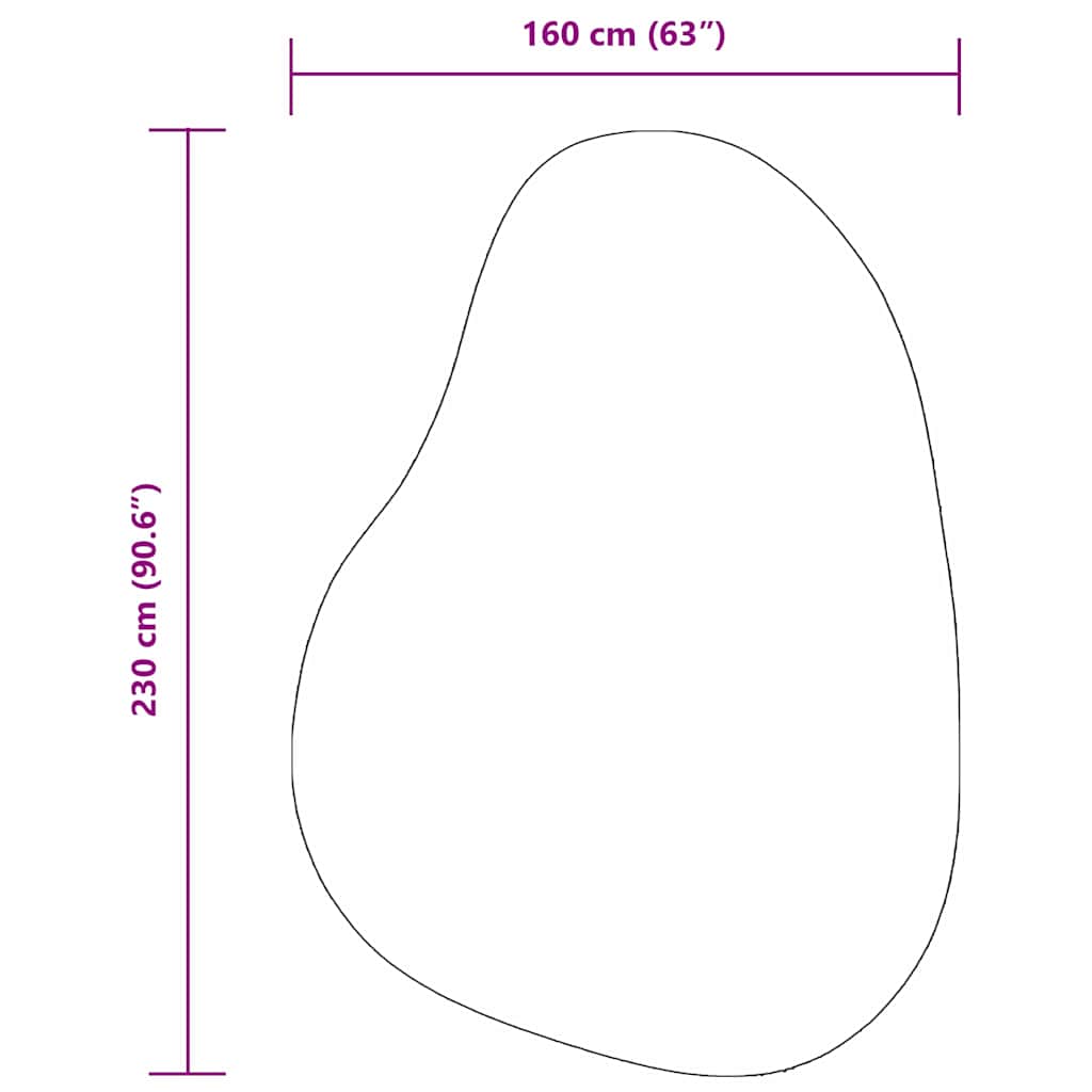 Områdetæpper HUARTE Sandfarvet 160 x 230 cm Polyester