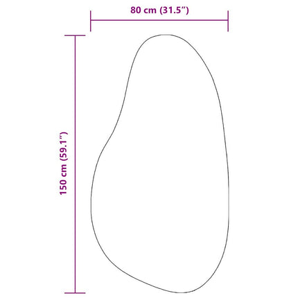 Tæppe HUARTE Sort 80 x 150 cm Polyester