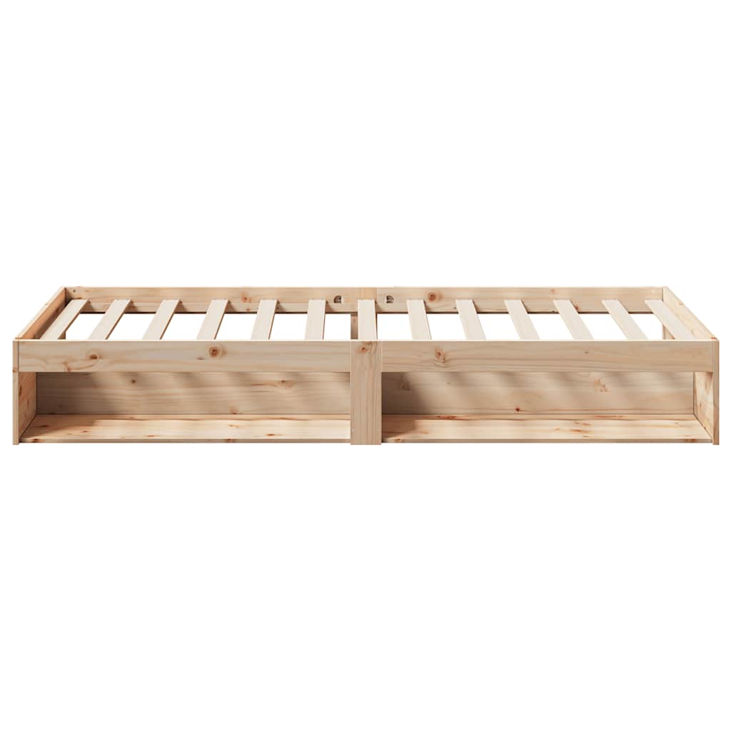 daybed uden madras 90x200 cm massivt fyrretræ